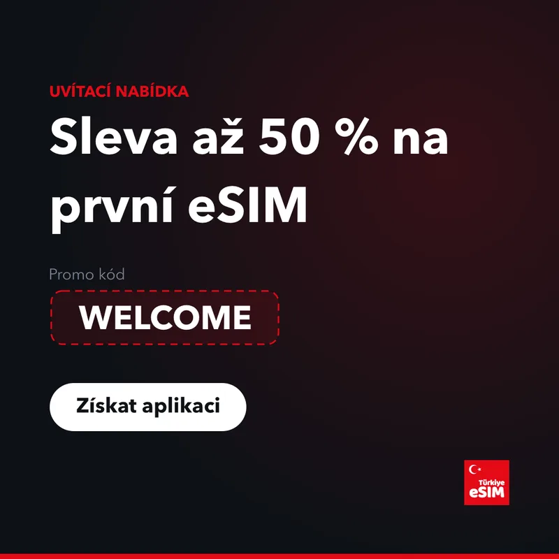 Promo kód Turkey eSIM — sleva až 15 %