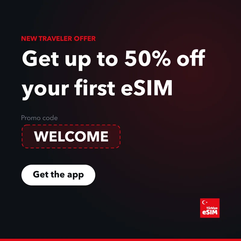 Turkey eSIM Promo Code — Up to 15% Off