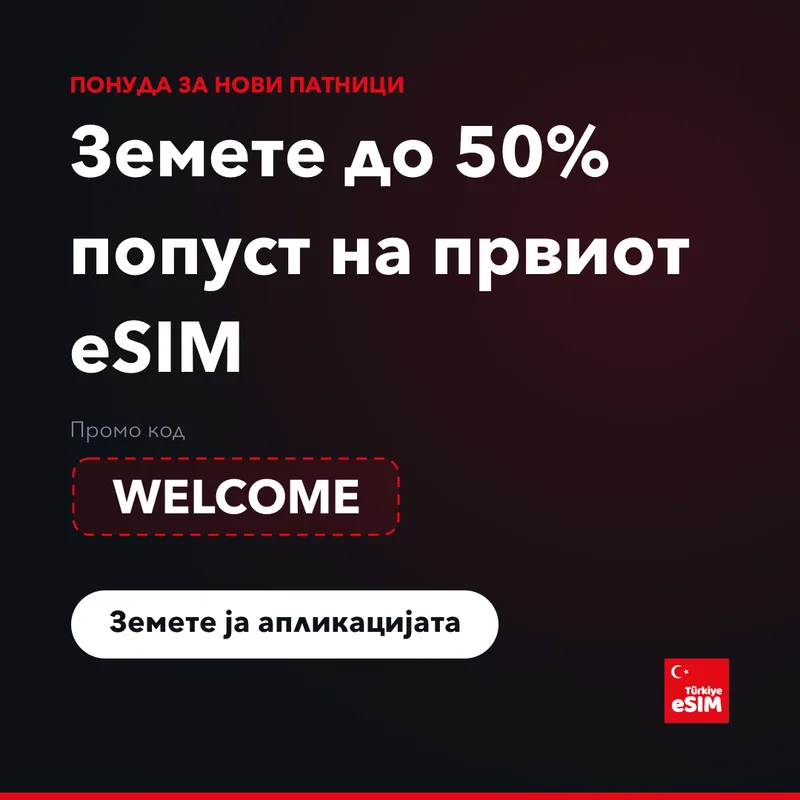 Turkey eSIM промокод — до 15% попуст