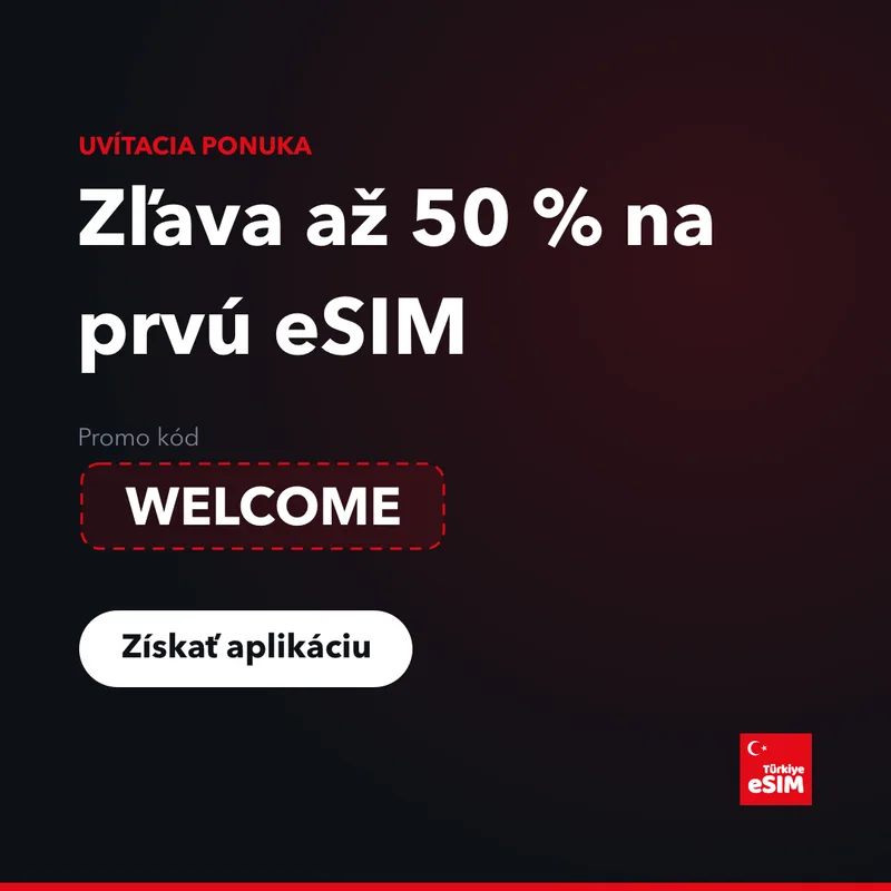 Promo kód Turkey eSIM — zľava až 15 %