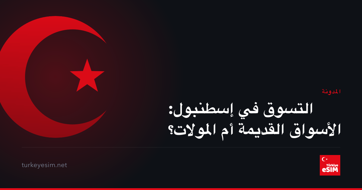 التسوق في إسطنبول: الأسواق القديمة أم المولات؟