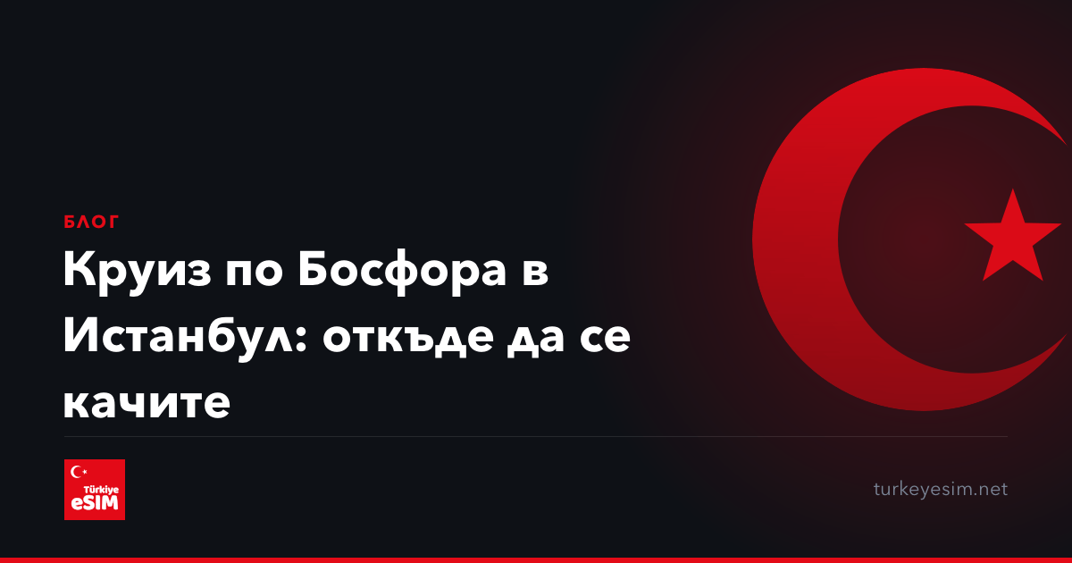 Круиз по Босфора в Истанбул: откъде да се качите