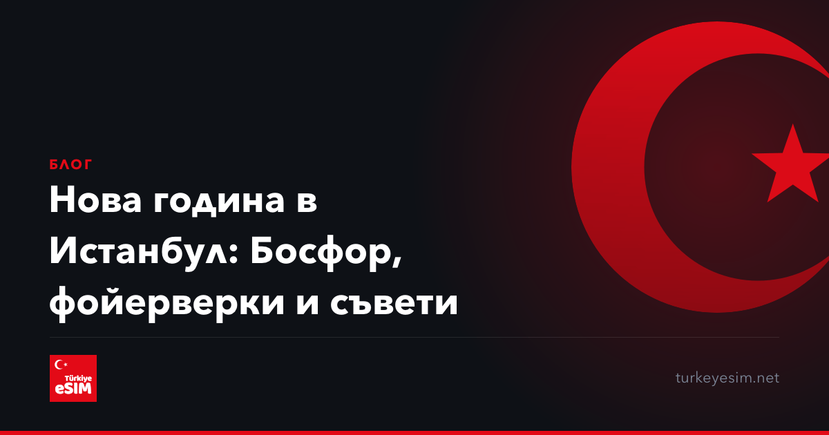 Нова година в Истанбул: Босфор, фойерверки и съвети