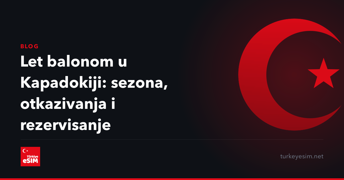 Let balonom u Kapadokiji: sezona, otkazivanja i rezervisanje