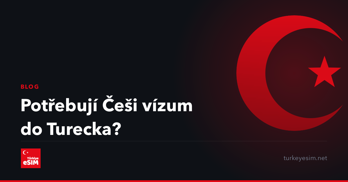 Potřebují Češi vízum do Turecka?