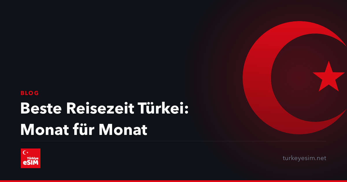 Beste Reisezeit Türkei: Monat für Monat