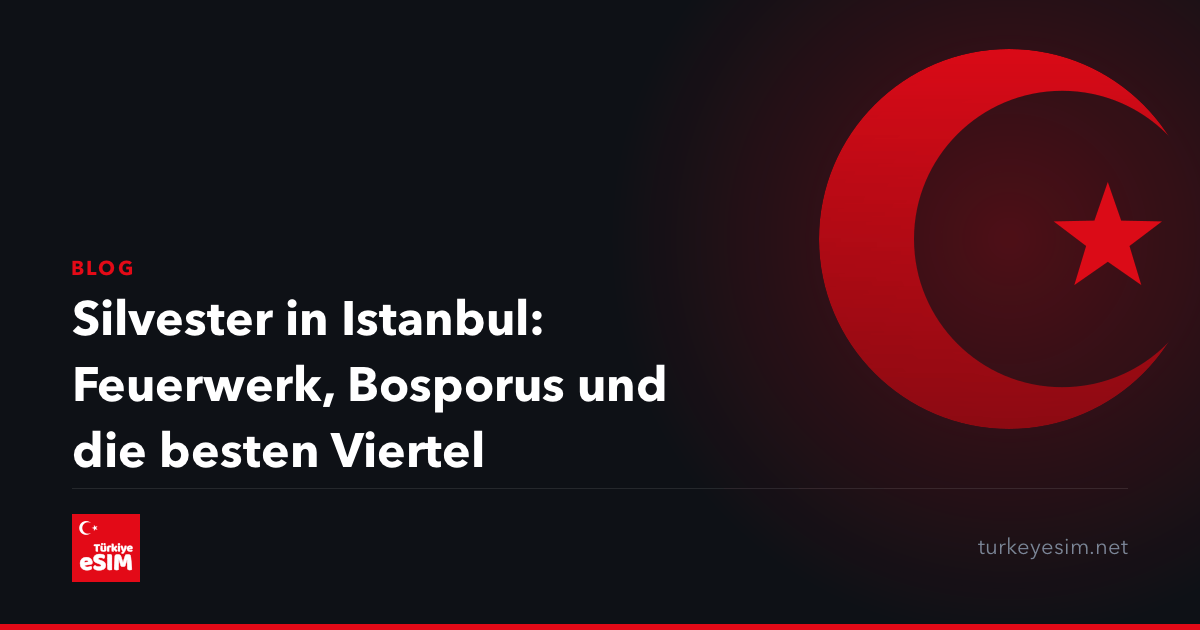 Silvester in Istanbul: Feuerwerk, Bosporus und die besten Viertel