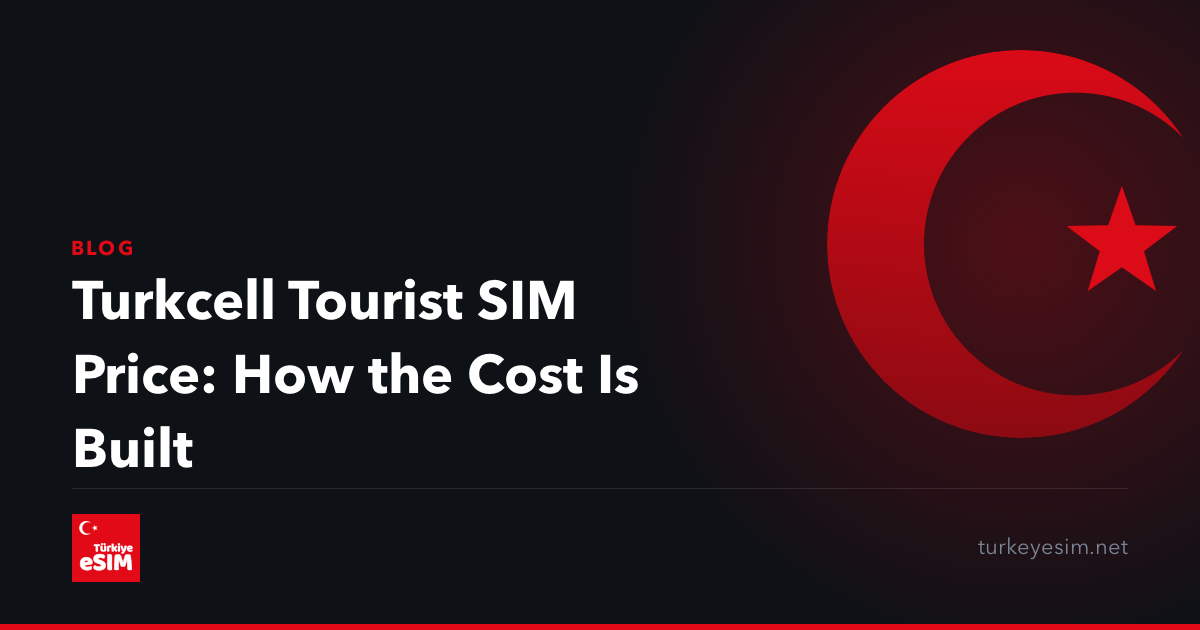 Turkcell Tourist SIM Price: How the Cost Is Built