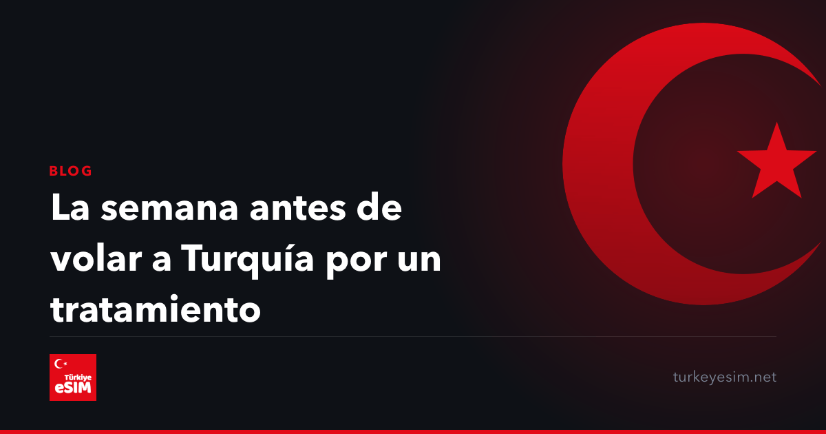 La semana antes de volar a Turquía por un tratamiento