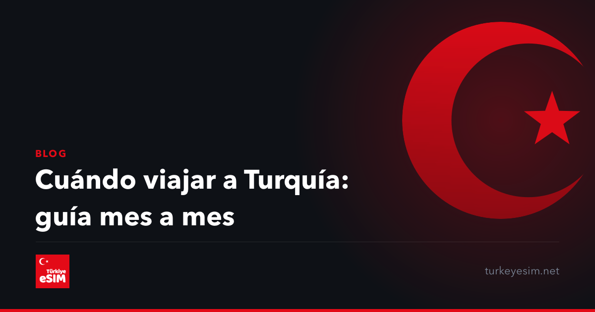 Cuándo viajar a Turquía: guía mes a mes