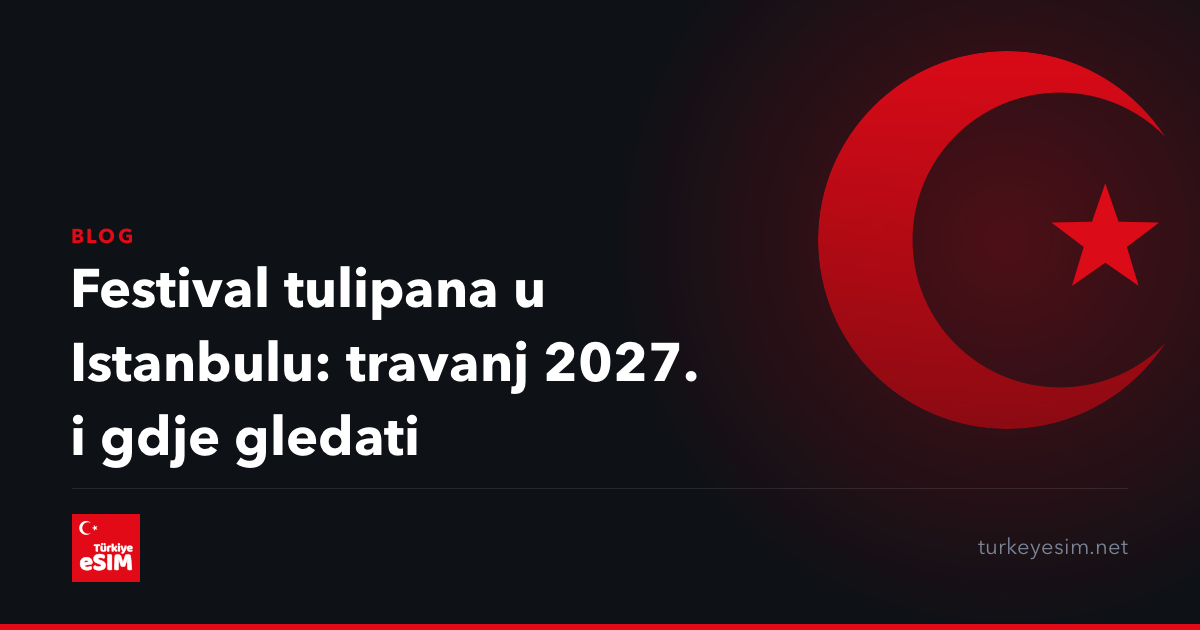 Festival tulipana u Istanbulu: travanj 2027. i gdje gledati
