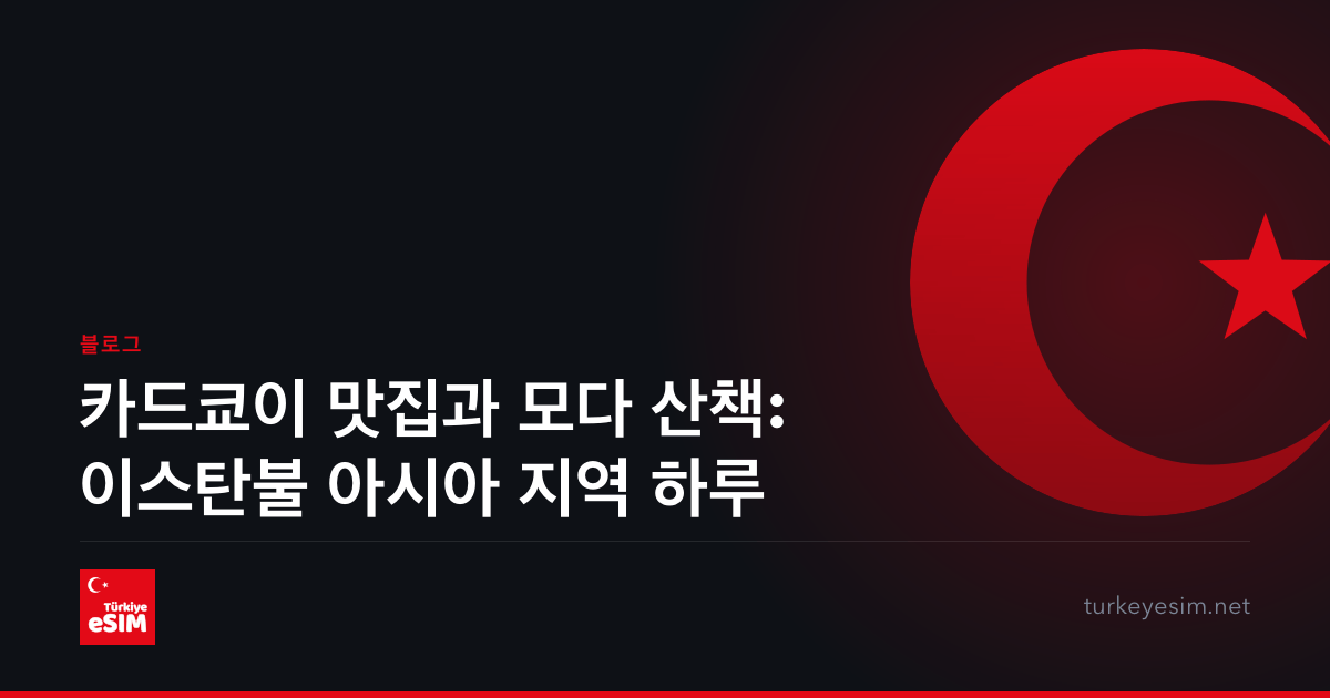 카드쿄이 맛집과 모다 산책: 이스탄불 아시아 지역 하루