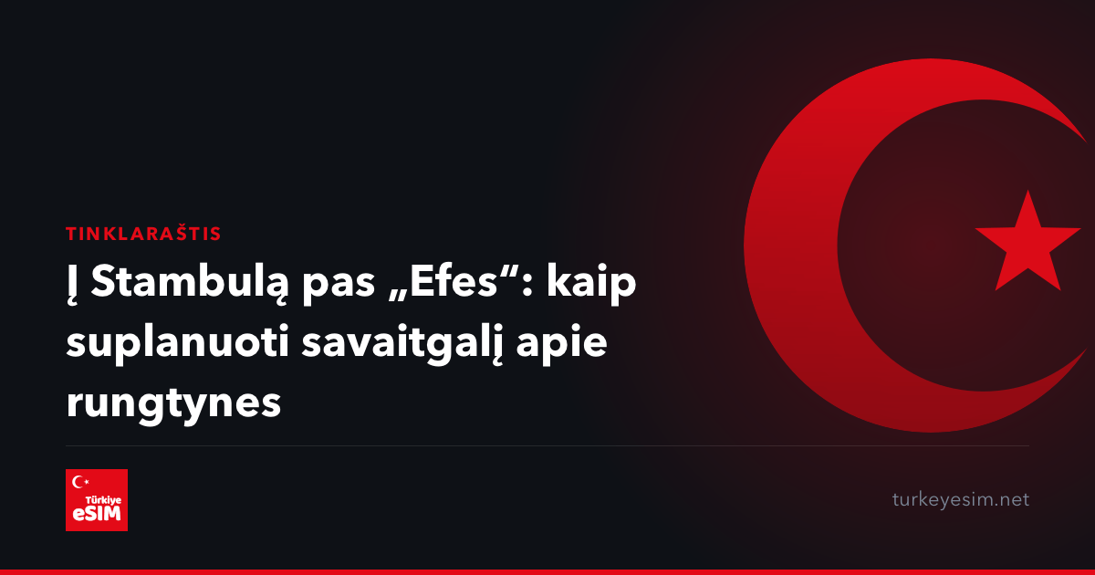 Į Stambulą pas „Efes“: kaip suplanuoti savaitgalį apie rungtynes