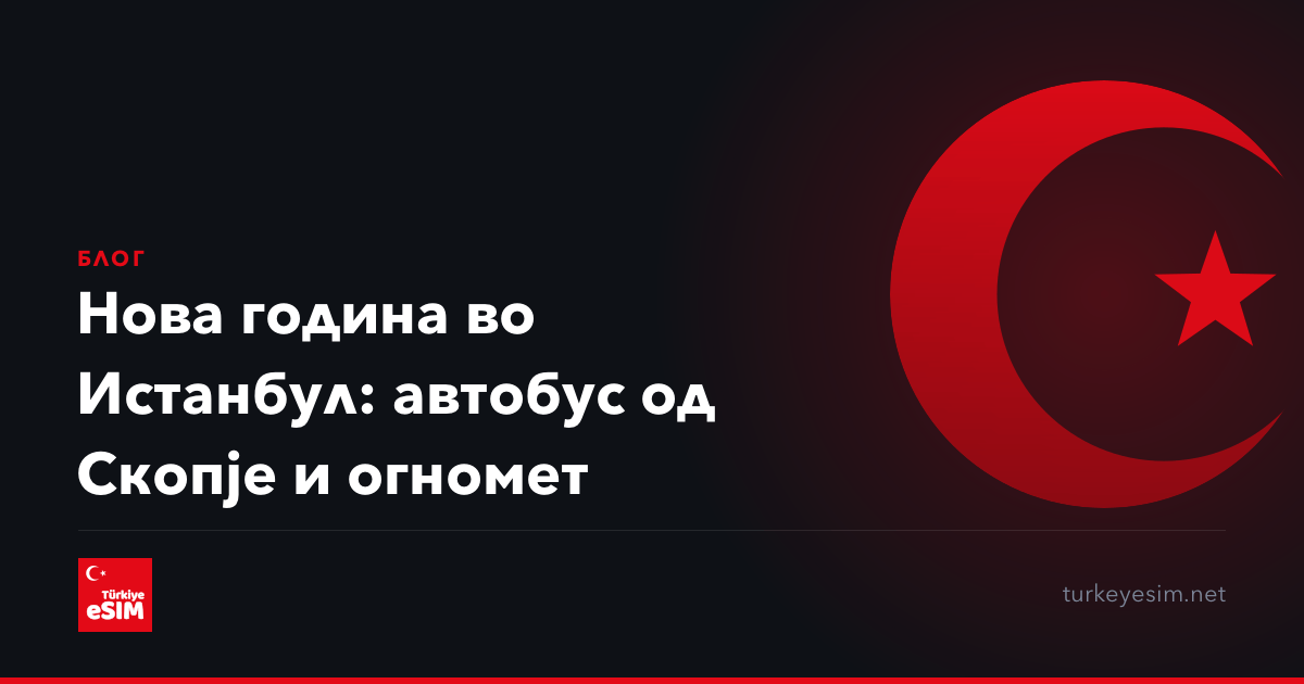 Нова година во Истанбул: автобус од Скопје и огномет