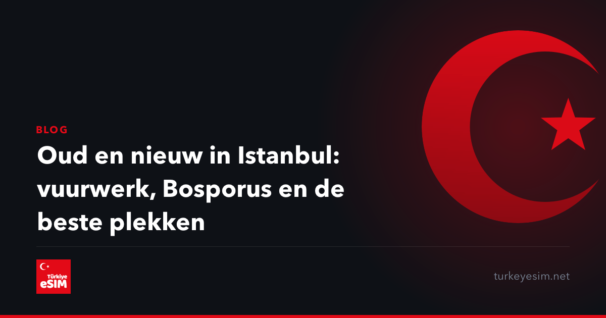 Oud en nieuw in Istanbul: vuurwerk, Bosporus en de beste plekken