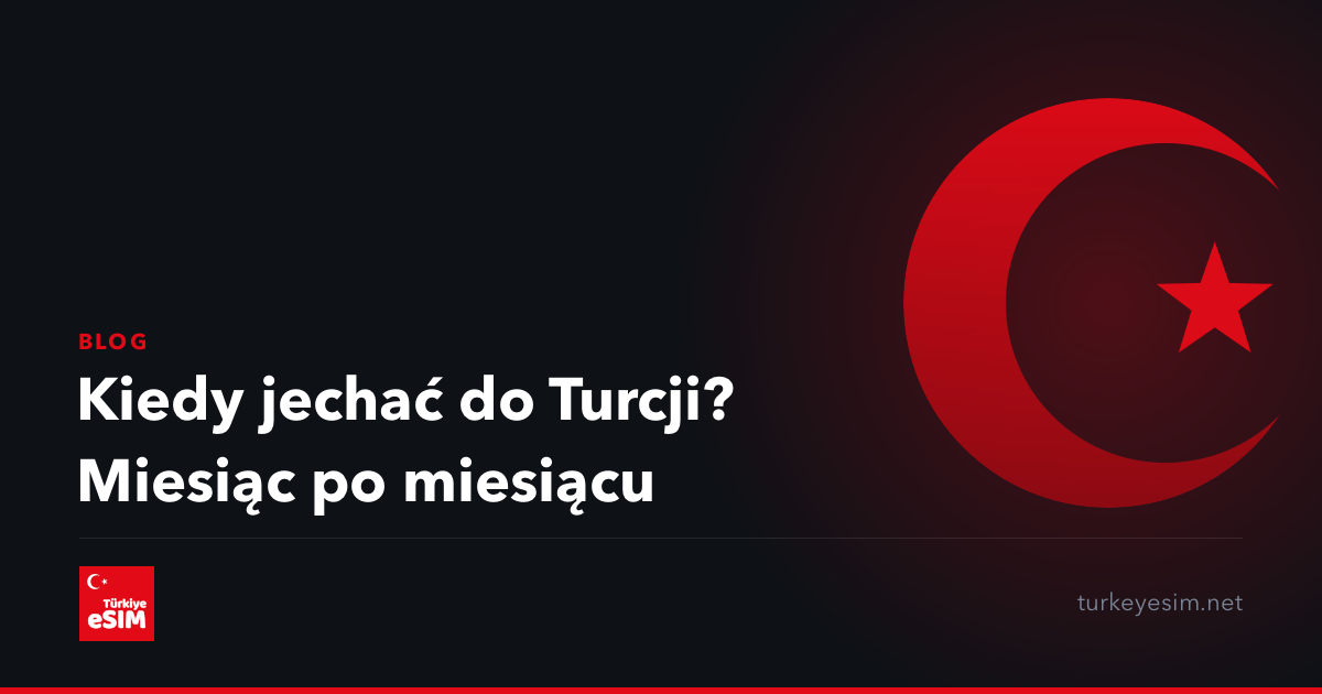 Kiedy jechać do Turcji? Miesiąc po miesiącu