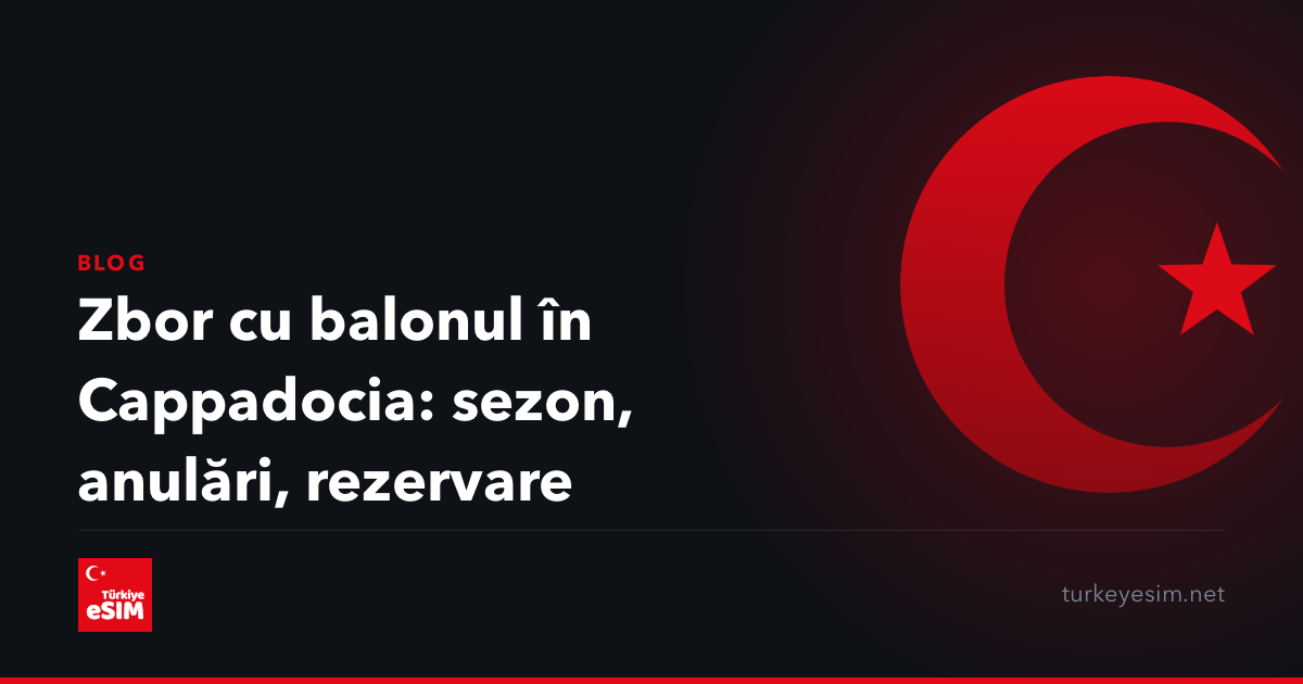 Zbor cu balonul în Cappadocia: sezon, anulări, rezervare