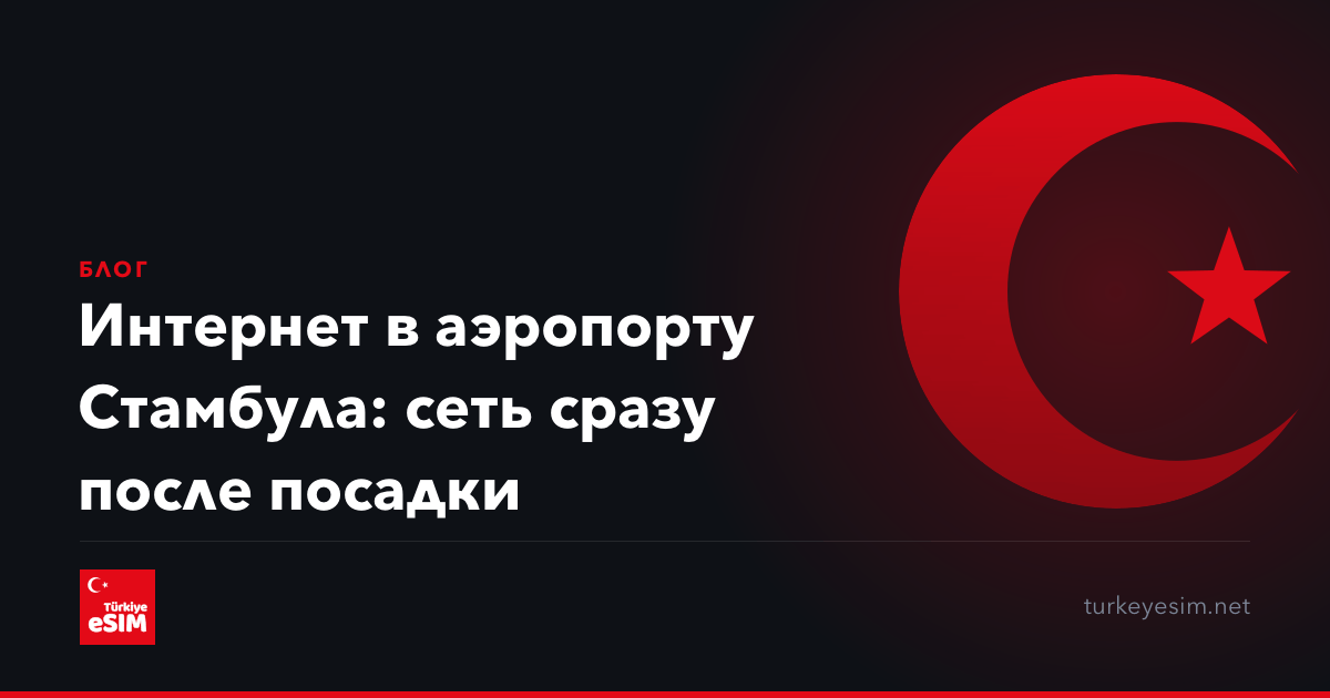 Интернет в аэропорту Стамбула: сеть сразу после посадки