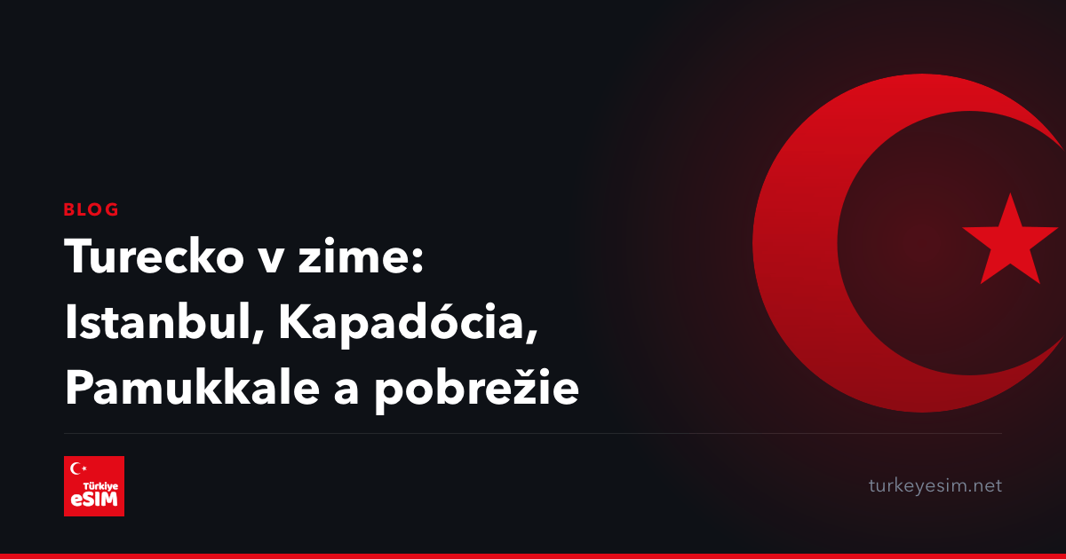 Turecko v zime: Istanbul, Kapadócia, Pamukkale a pobrežie