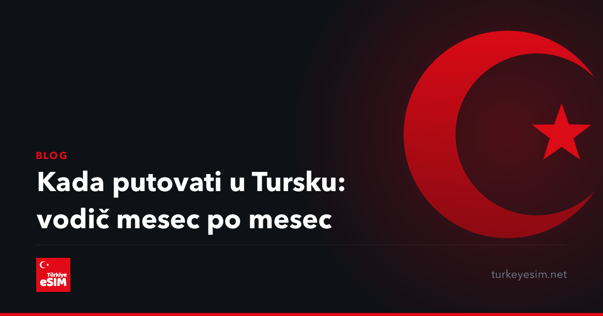 Kada putovati u Tursku: vodič mesec po mesec