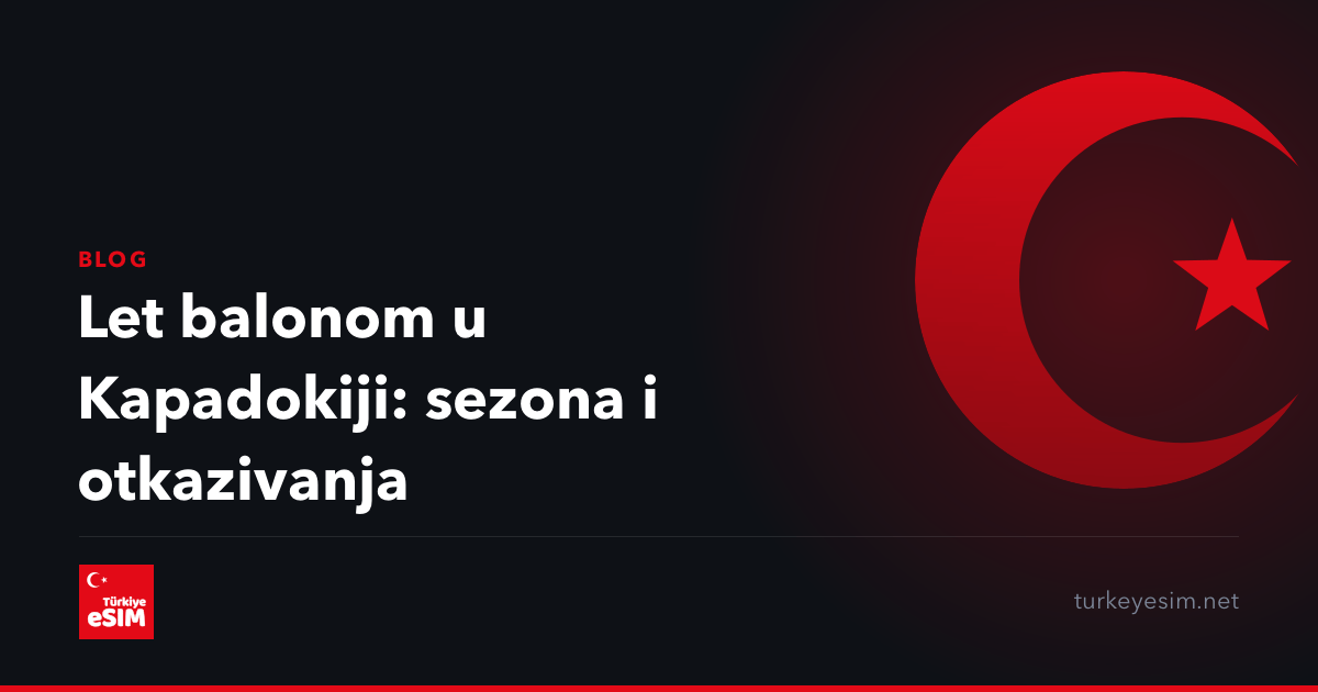 Let balonom u Kapadokiji: sezona i otkazivanja