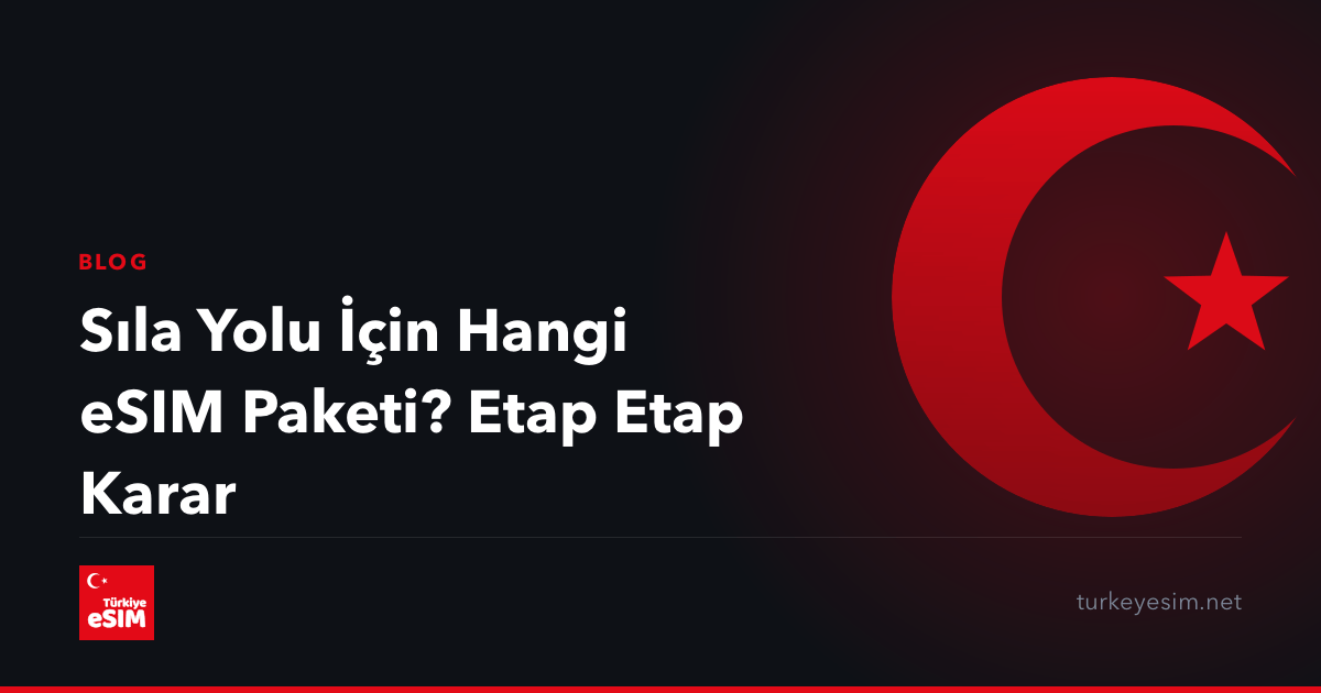 Sıla Yolu İçin Hangi eSIM Paketi? Etap Etap Karar
