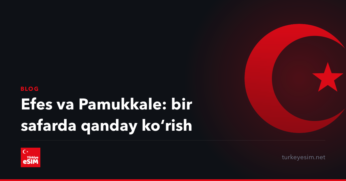 Efes va Pamukkale: bir safarda qanday koʻrish